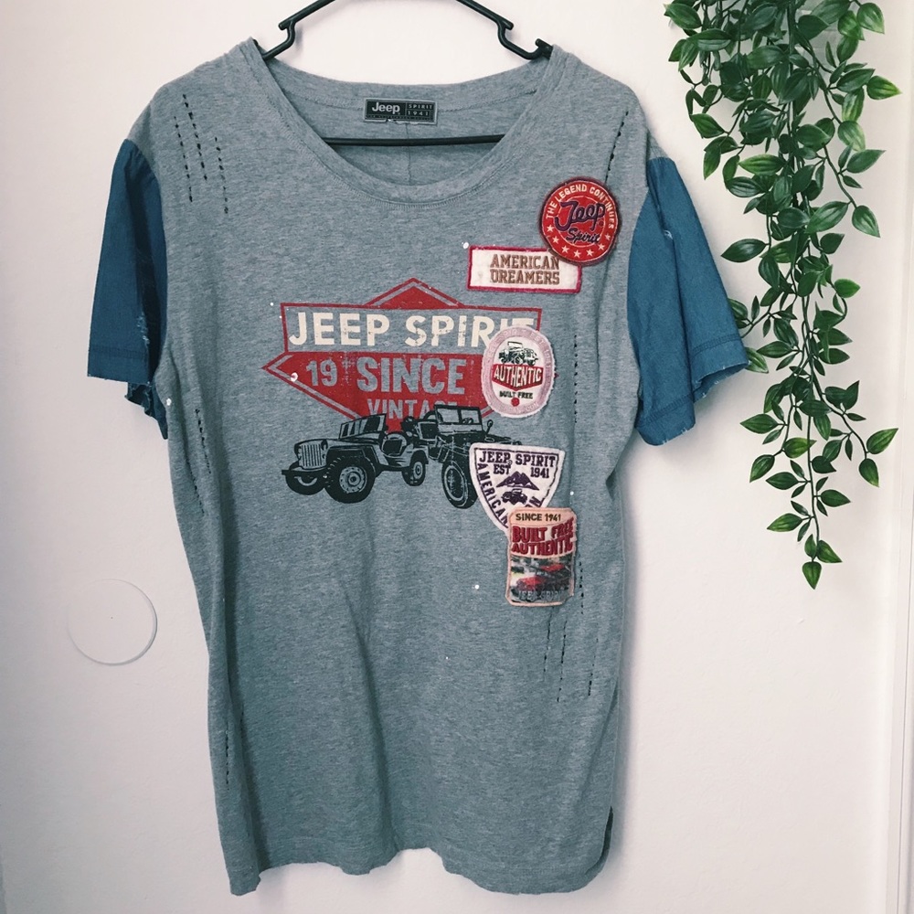 Authentic Jeep Vintage Style Tee